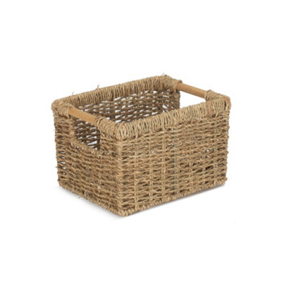 Red Hamper ST078-1  Small Nordic Seagrass Storage Basket