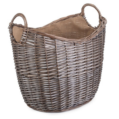 Large And XL Wicker Log Basket Laundry Basket Or Toy Box