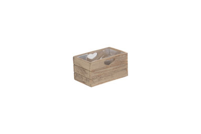 Red Hamper WB074 Wood Oak Effect Wooden Planter with Plastic Lining
