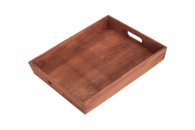 Red Hamper WB077 Wood Wooden Serving Tray