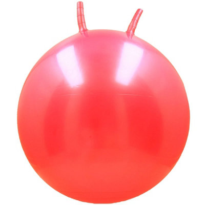 Red Inflatable Retro Space Hopper Exercise Indoor Outdoor Use Bouncing Fun