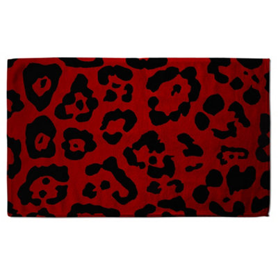 Red Leopard Print (Bath Towel) / Default Title Price Comparisons | Compare The Build