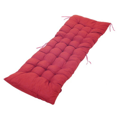 Red Long Chair Mats Sun Lounger Mats Garden Lounge Chair Mats ...