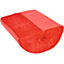 Red Multipurpose Memory Foam Pillow - Neck, Lumbar or Knee Support Cushion or Foot Rest - Measures 14 x 28 x 36cm
