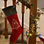 Red Nordic Tree Xmas Tree Decoration Christmas Gift Bag Christmas Stocking