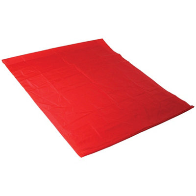 Red Nylon Tubular Slide Sheet - 600 x 400mm - Silicone Coated Transfer Sheet