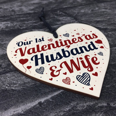 Unique Valentines Day Gifts For Husband Wife Wood Heart I Love You Gift Valentine Gift