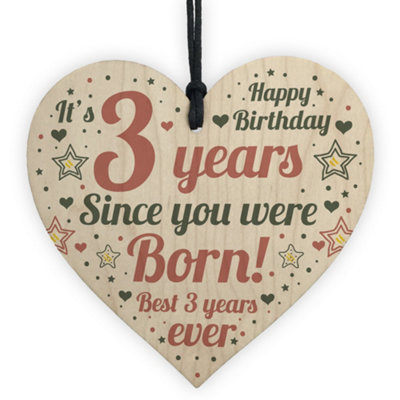 Red Ocean 3rd Birthday Girl Boy Three Today 3rd Birthday Decoration ...