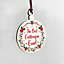 Red Ocean Best Colleague Christmas Bauble Tree Decoration Gift For Colleague Best Friend