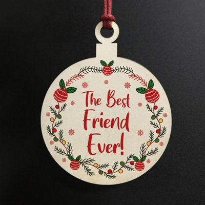 Personalized Besties Forever Ornament Best Friend Ornaments Custom Besties Ornament Christmas Tree Decor Xmas Ornament Gift For Best Friend Sisters Bestie On Christmas