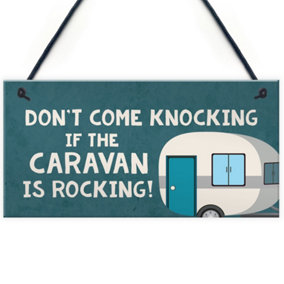 Red Ocean Funny Caravan Signs Novelty Caravan Accessories Home Decor Gifts For Him Caravan Lover Gifts