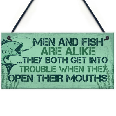 Red Ocean Funny Fishing Gifts For Men Novelty Fishing Gifts
