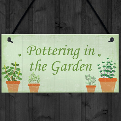 Garden & Potting Shed Plaque | Cherry Boutique Gifts