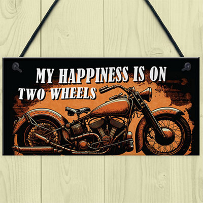 Red Ocean Motorcycle Gifts For Men Funny Biker Gift For Dad Grandad Uncle  Man Cave Garage Sign Gifts For Him