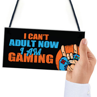 Red Ocean Gaming Sign For Boys Gaming Bedroom Accessories Gamer Gift ...