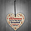 Red Ocean Grandad Christmas Wood Heart Bauble Decoration Gift For Grandad Gifts For Him