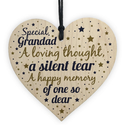 Red Ocean Grandad Memorial Decorations Birthday Christmas Xmas Tree ...