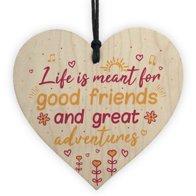 Red Ocean Handmade Best Friend Friendship Sign Plaque Shabby Chic ...