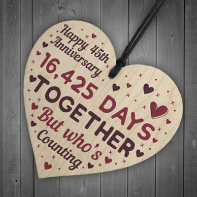 45th wedding anniversary gift ideas store for husband