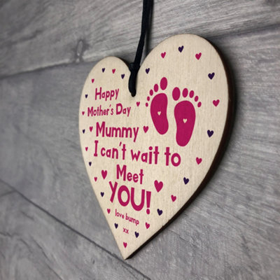 Red Ocean Happy Mothers Day From Bump Mummy To Be Newborn Baby Gifts ...
