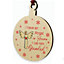 Red Ocean Remembrance Bauble Christmas Tree Decoration For Grandad Wooden Plaque Memorial Gifts For Grandad Keepsake