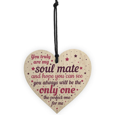Artery8 Valentinstagskarte „Soulmate“ – Bauhaus-Design, 17,5x12,5 Cm, Hochwertiger Karton, Mit Umschlag