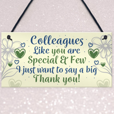 Red Ocean Special And Few Colleagues Plaque Friendship FRIEND Thank You ...