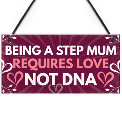 Red Ocean Step Mum Mother Christmas Gifts Hanging Plaque For Birthday