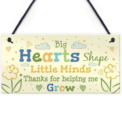 Red Ocean Teacher Gifts Teaching Assistant Plaque Thank You Pre School ...