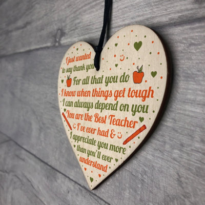 Red Ocean Teacher Thank You Gifts School Nursery Pre School Leaving ...