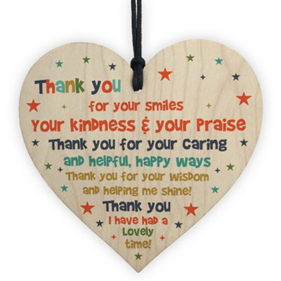 Red Ocean Thank You Gift for Teacher Teaching Assistant Nursery Teacher ...