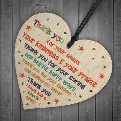 Red Ocean Thank You Gift for Teacher Teaching Assistant Nursery Teacher ...