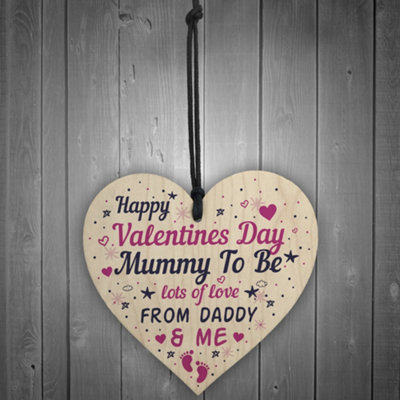 Red Ocean Valentines Day Card For Mummy To Be Gift From The Bump Card ...