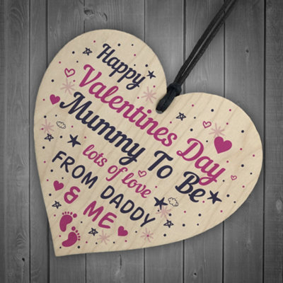 Red Ocean Valentines Day Card For Mummy To Be Gift From The Bump Card ...