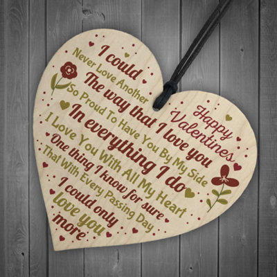 I Love You Red Heart Sign – Valentine's Day Gift For Wife, Husband, Girlfriend