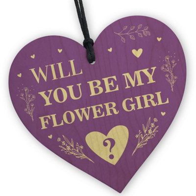 Red Ocean Will You Be My Flower Girl Gifts Flower Girl Proposal Gifts