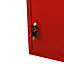 Red Parcel Post Box Lockable Wall Mounted Secure Large Outdoor Letter Smart Mail Drop Box Weatherproof Galvanised Steel