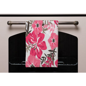 Red & Pink Floral (Kitchen Towel) / Default Title