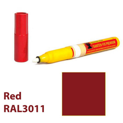 Red RAL 3011 Touch Up Pen Konig Scratch Repair Pen Upvc Coloured Window Composite Door Frame Touch Up
