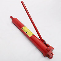 Red Replacement 8 Ton Steel Hydraulic Long Ram Jack Lift with Handle