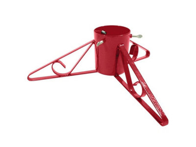 Red Scrolled Sussex 5.5 inch Christmas Tree Stand
