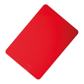 Red Silicone Anti Slip Table Mat - 350 x 250mm - Dishwasher Safe Dining Mat