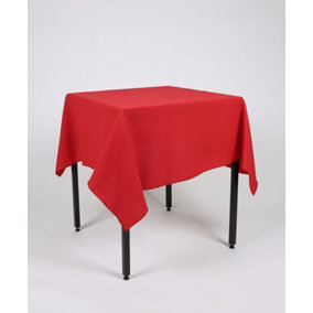 Red Square Tablecloth 121cm x 121cm  (48" x 48")