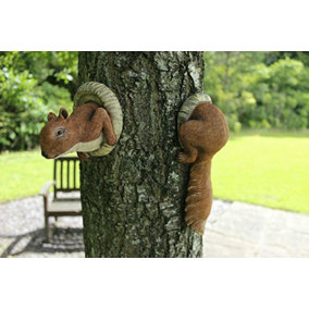 Red Squirrel Tree Oeeker Ornament