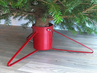 Red Standard Sussex 4.5 inch Christmas Tree Stand