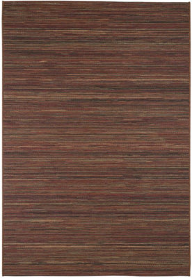 Red Striped Outdoor Rug, Striped Stain-Resistant Rug For Patio, Garden, Deck, 5mm Modern Outdoor Rug-80cm X 150cm