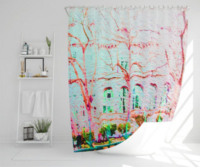 Red tree in London  (Shower Curtain) / Default Title Price Comparisons | Compare The Build