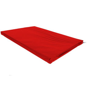 Red XX-Large Dog Bed Cage Crate Pet Waterproof Hygienic Bedding Tough Hardwearing Cushion Mat