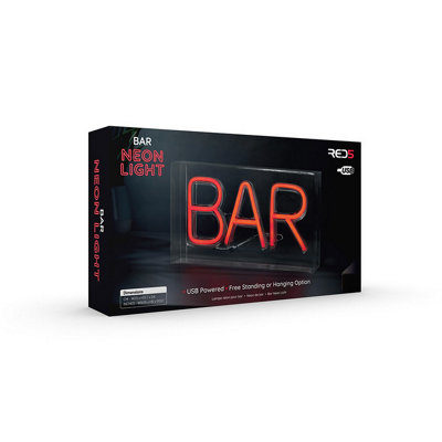 RED5 Boxed Neon Effect Bar Light - 3