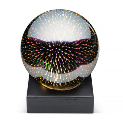 RED5 Colour Changing Fibre Ball Table Lamp